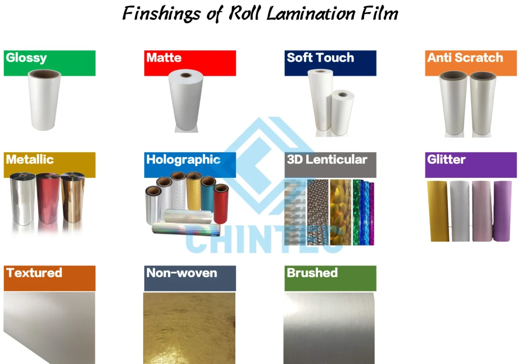 BOPP Plastic Film Heat Seal Laminating Film for Paper Laminating